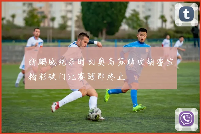 新鹏城绝杀时刻奥乌苏助攻胡睿宝精彩破门比赛随即终止